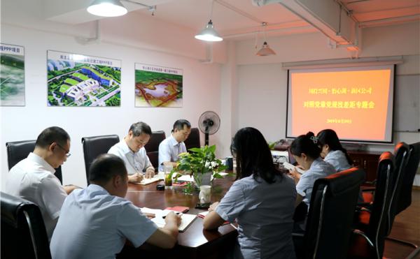 千亿体育兴川、怡心湖、新区公司召开对照党章党规找差距专题会